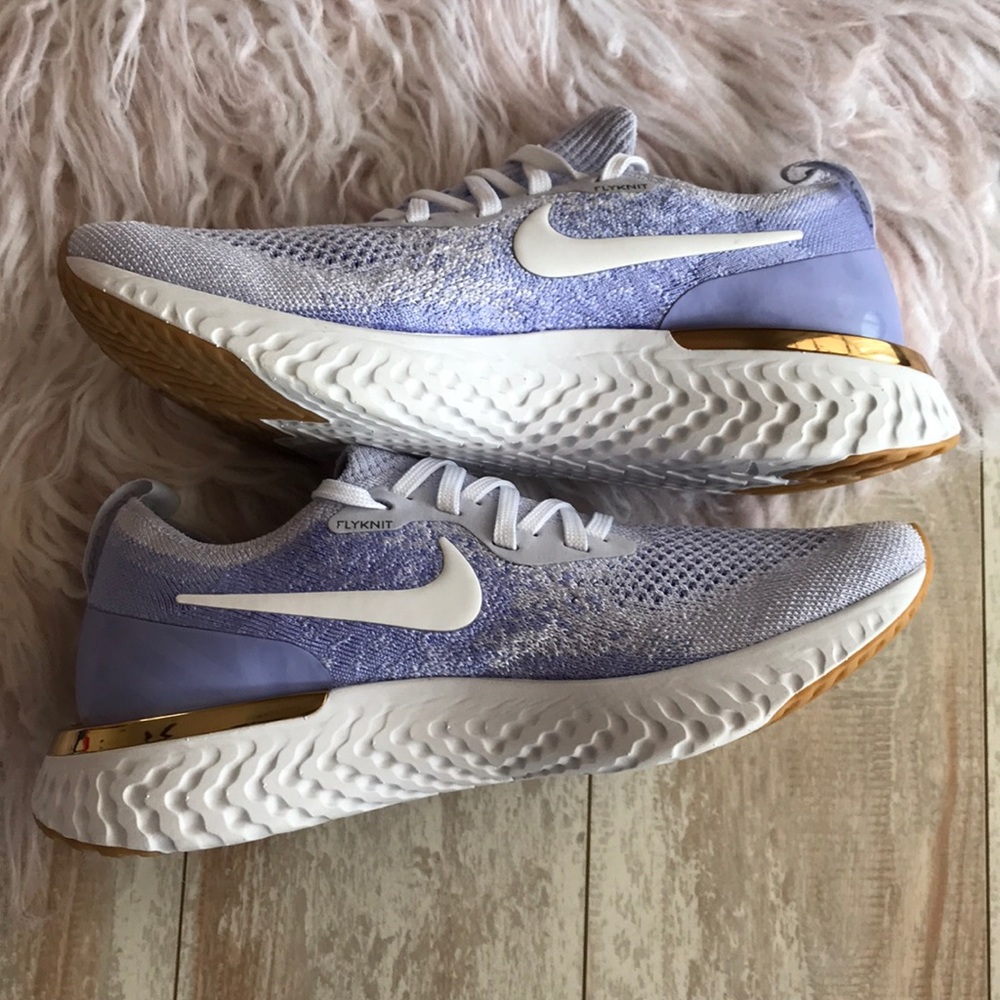 NWT Nike ID epic react Custom Lilac Gold - Picture 6 of 8